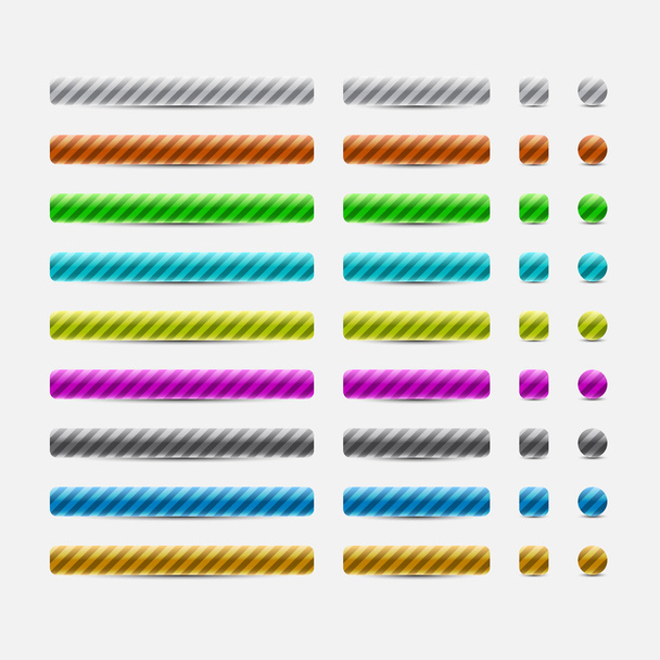 Web buttons - Vector, afbeelding