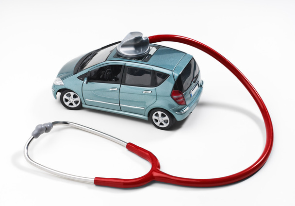 Stethoscope and car - Photo, Image