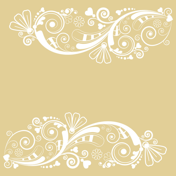 vector vintage floral  background with background - Vector, afbeelding