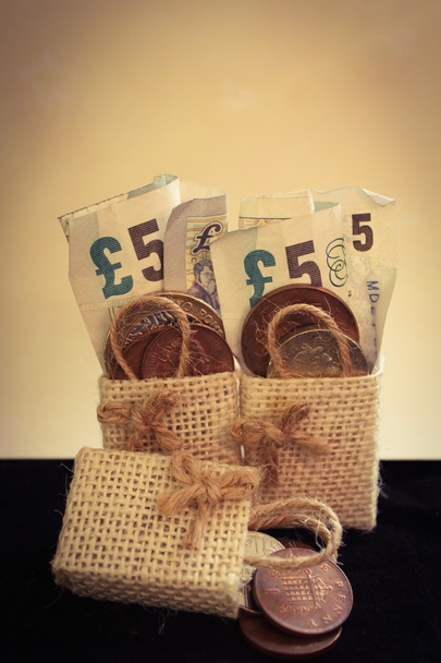 Három pénzt táskák - Fotó, kép
