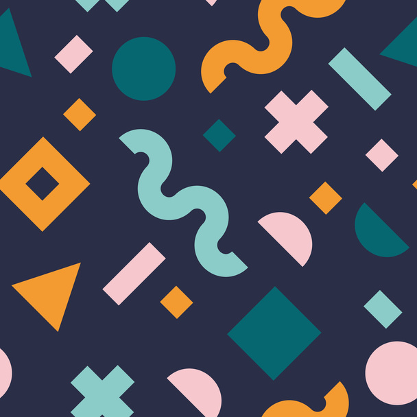 geometric colorful shapes - Vector, afbeelding