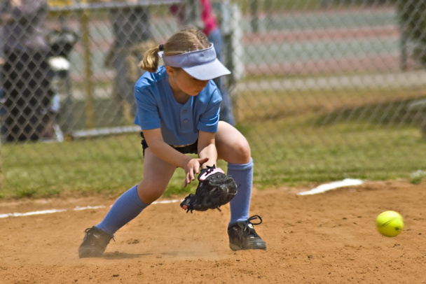 A lány softball - Fotó, kép