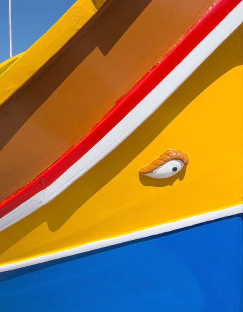 Marsaxlokk eye boat - Zdjęcie, obraz