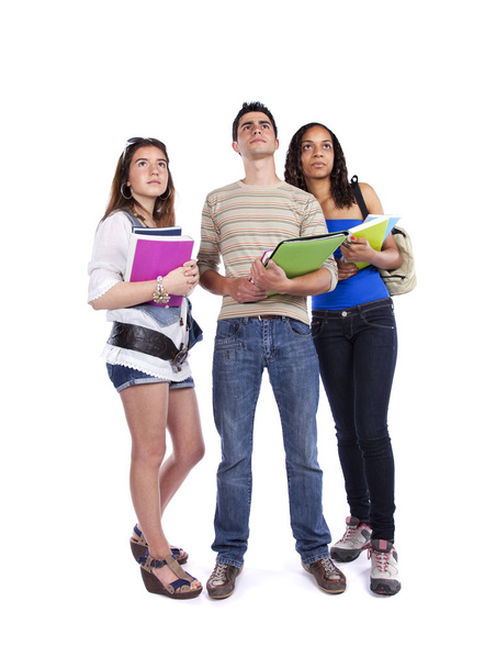 Tres estudiantes adolescentes
 - Foto, Imagen