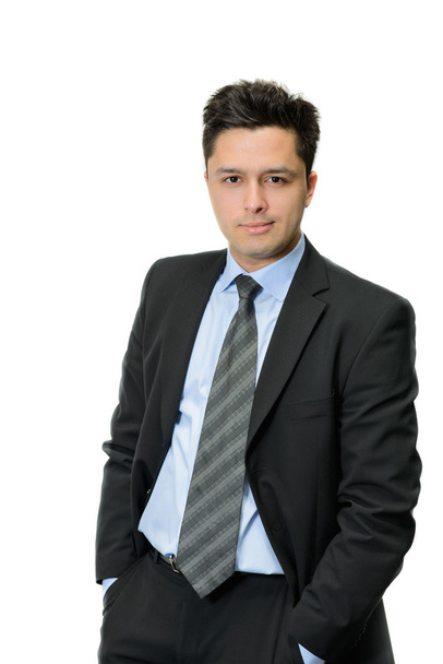 portrait of handsome businessman in suit - Zdjęcie, obraz