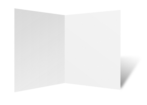 Livro branco em branco sobre fundo branco
 - Foto, Imagem