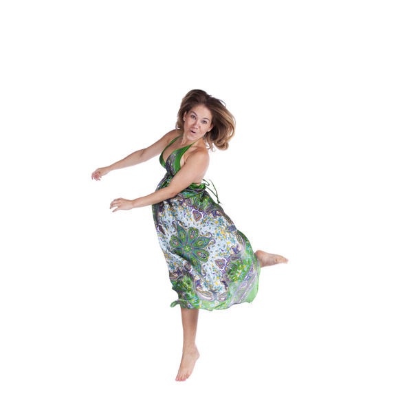 Happy woman dancing - Foto, Imagem