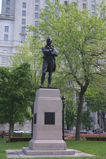 Robert Burns Memorial in Montreal, Quebec, Canada - Photo, Image