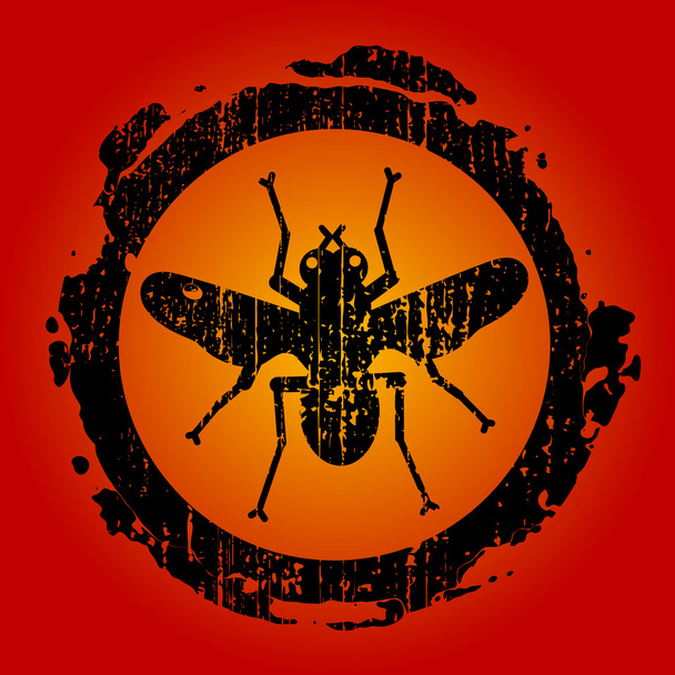 Icono de mosca
 - Vector, imagen