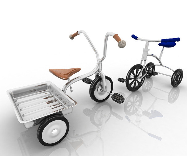 Children's tricycles - Foto, Imagem