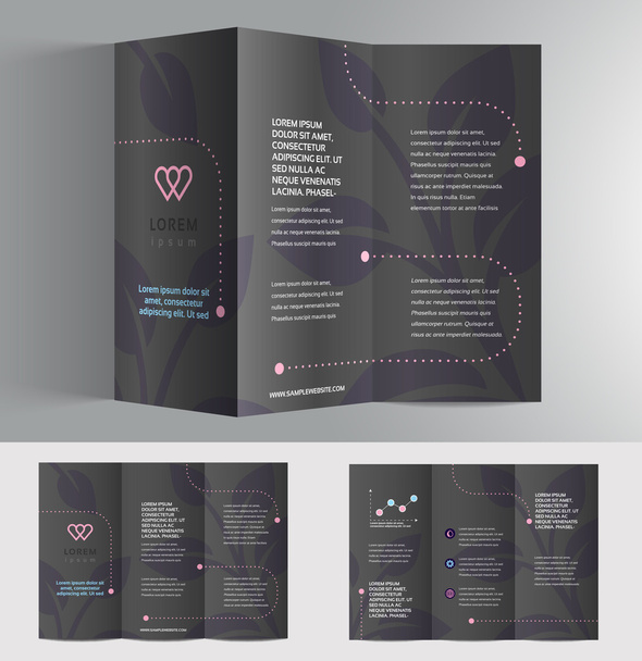 business brochure design template - Vector, Image