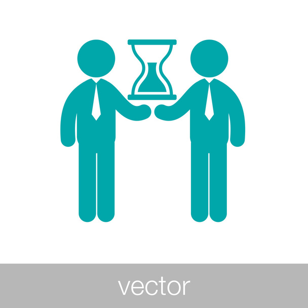omezené obchodní setkání ikona - Vektor, obrázek