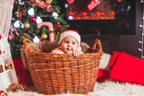 Baby in Santa costume - Valokuva, kuva