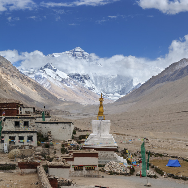 Tiibet: rongbuk luostari
 - Valokuva, kuva