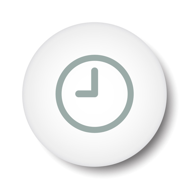 Pictograph of  clock icon - Vector, Image