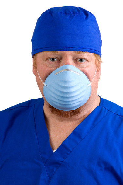 chirurg dragen chirurgische masker - Foto, afbeelding