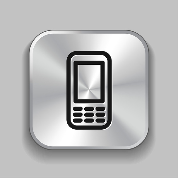 Pictograph of mobile  icon - Vektor, Bild