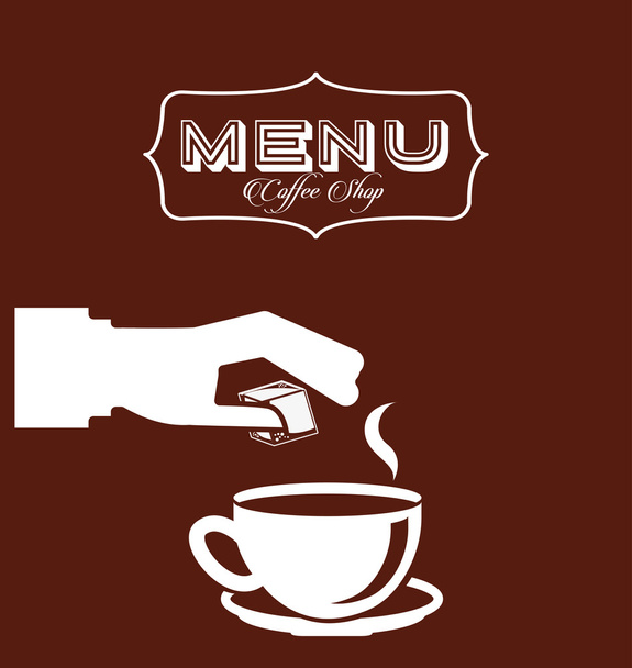dobra kawa menu - Wektor, obraz