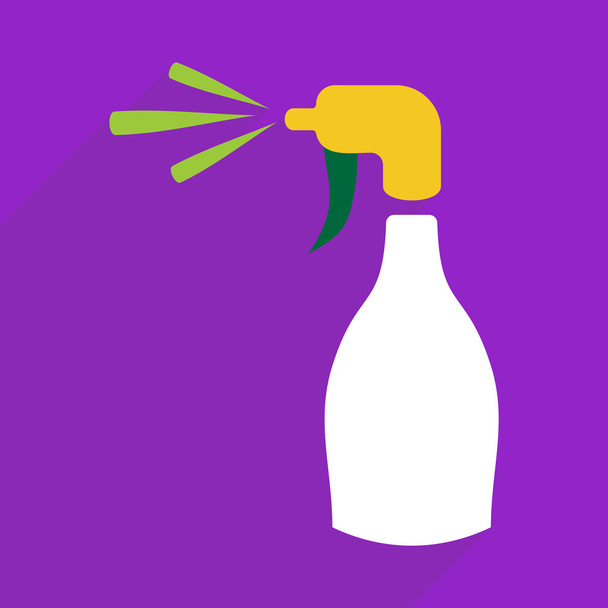 Flat design with shadow and modern icon sprayer - Vector, Image