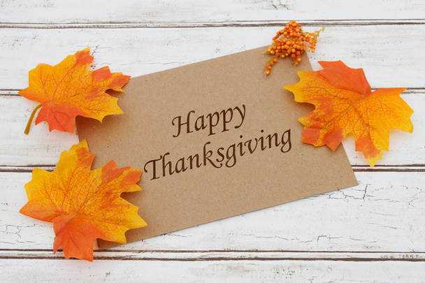 Happy Thanksgiving Card - Photo, Image