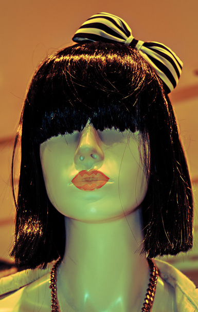 Hlava figuríny-Girl - Fotografie, Obrázek