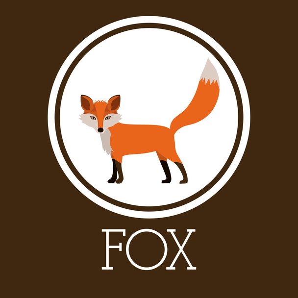 Fox design - ベクター画像
