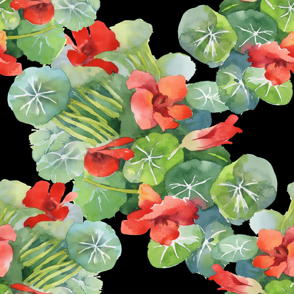 flores de lírio de água vermelha
 - Foto, Imagem