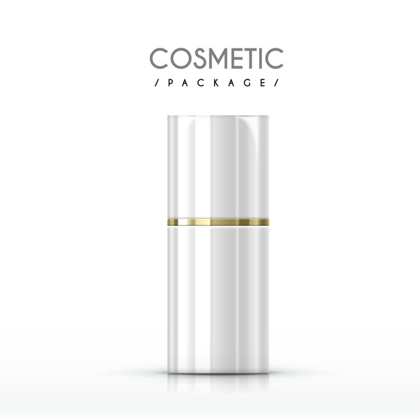 glossy cosmetic package - Διάνυσμα, εικόνα