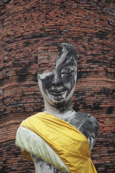 Asya Tayland Ayuthaya Wat Buda - Fotoğraf, Görsel