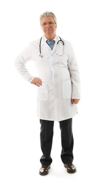 Doctor isolated on white - Φωτογραφία, εικόνα