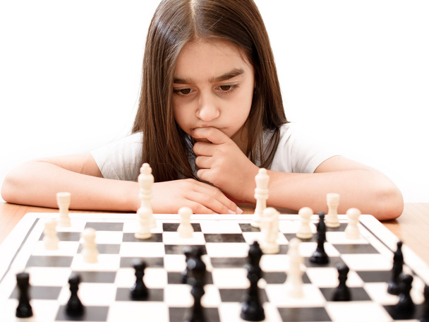 Schach spielen - Foto, Bild