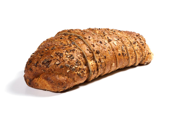 szeletelt barna kenyér - Fotó, kép