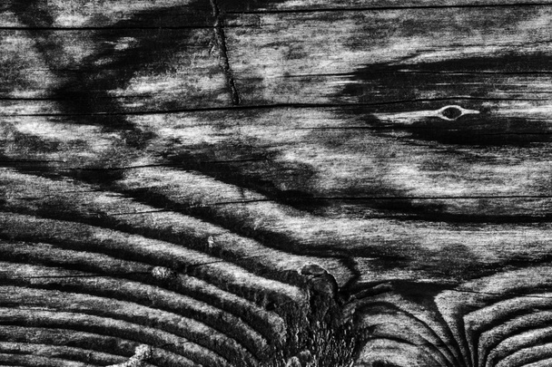 Vecchio nodo legno intemperie sbiancato e macchiato Grigio Grunge Texture
 - Foto, immagini