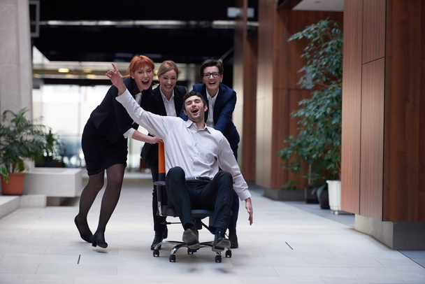 business people group having fun - Foto, afbeelding