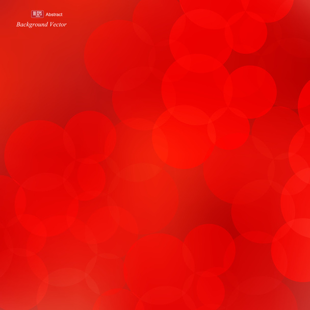 Abstract background of red circles - Vector, Image