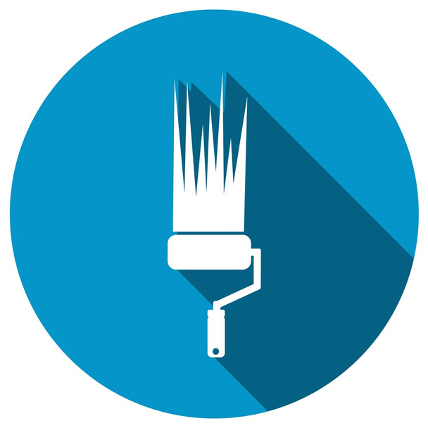 Icon of Paint roller - Vector, Image