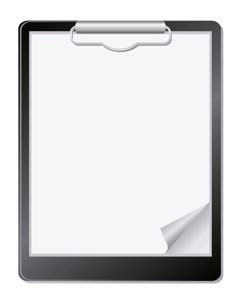 Clipboard with paper. - Vector, Image