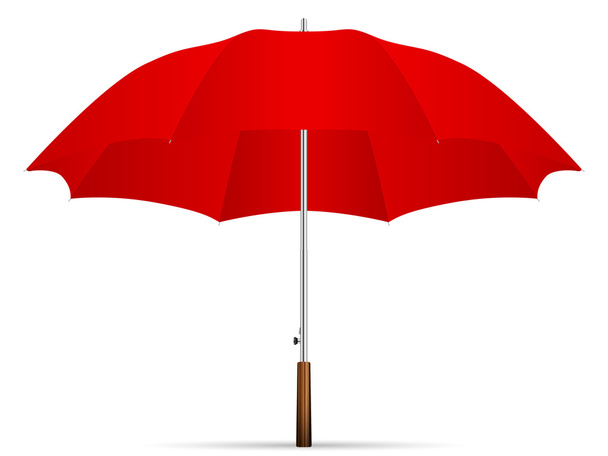 red umbrella - Vektor, obrázek