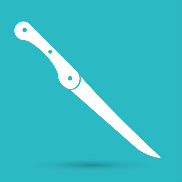 knife, utensil, kitchen icon - ベクター画像