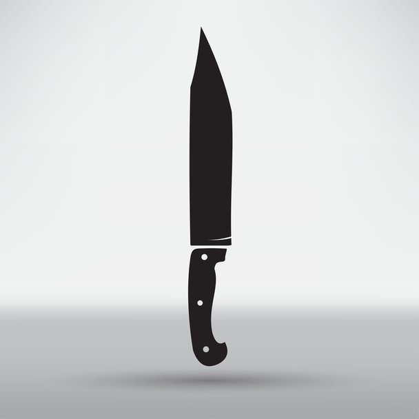 knife, utensil, kitchen icon - Vector, Imagen