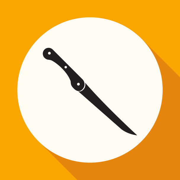 knife, utensil, kitchen icon - Vektör, Görsel