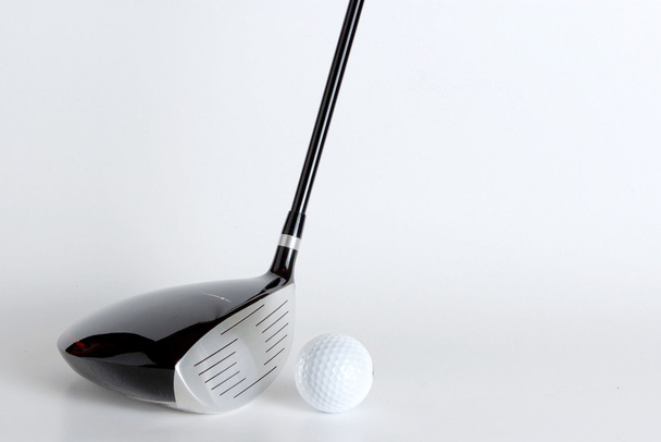 Golf ball with golf club - Φωτογραφία, εικόνα
