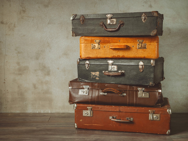 Old suitcases - Фото, зображення