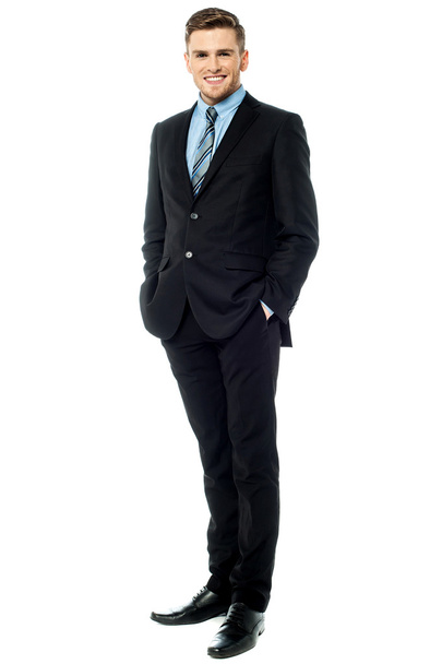 Confident young smiling businessman - Photo, image