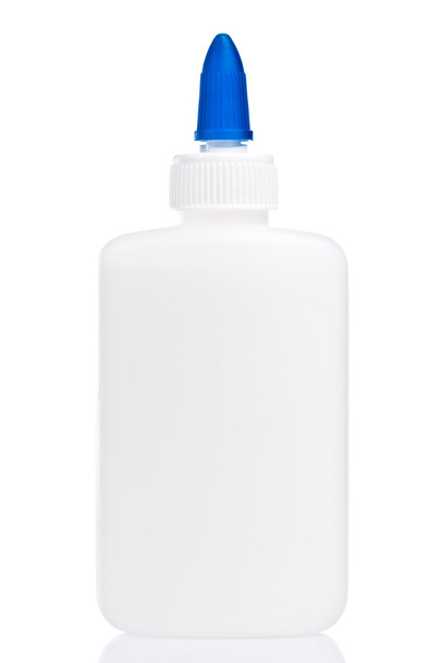 Glue bottle isolated on white - Photo, image