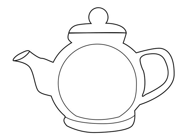 teiera per fare tè e caffè
 - Vettoriali, immagini