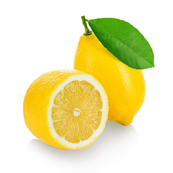 Lemon isolated on white background - Фото, зображення