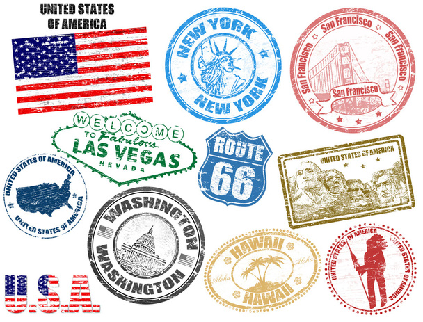 pulları ile Amerika Birleşik Devletleri - Vektör, Görsel
