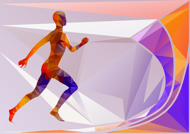 maratón abstracto
 - Vector, imagen