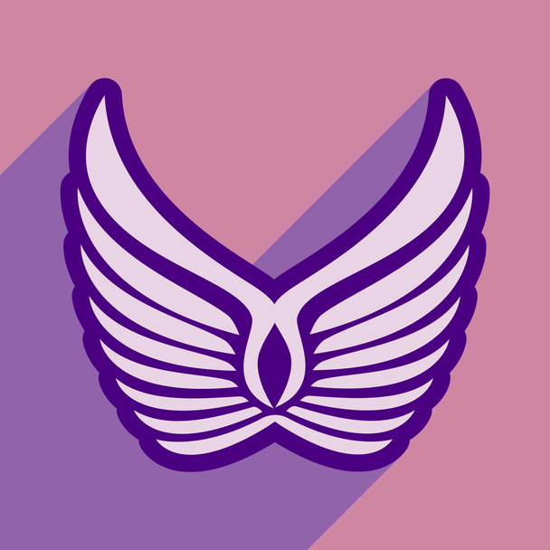 鷲のスタイリッシュな翼 - ベクター画像